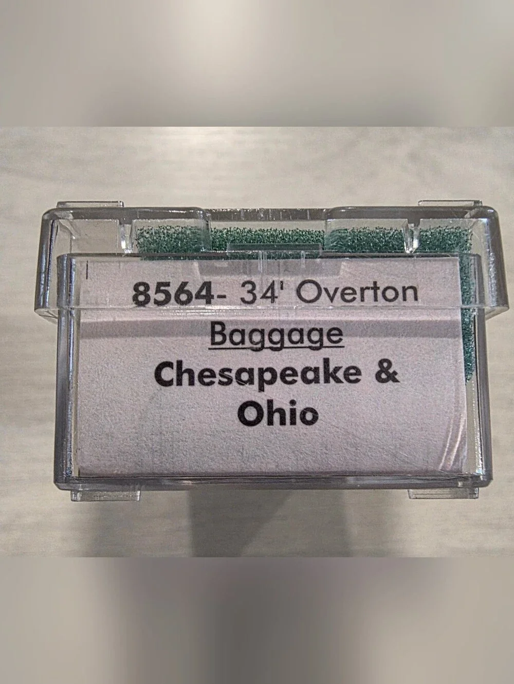 Roundhouse Products N Scale Chesapeake & Ohio Overton Baggage Car Kit